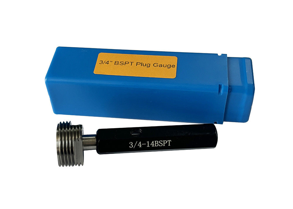 3/4-14 BSPT Thread Plug Gauge for Mechanical Connections and Sealing in British Standard
