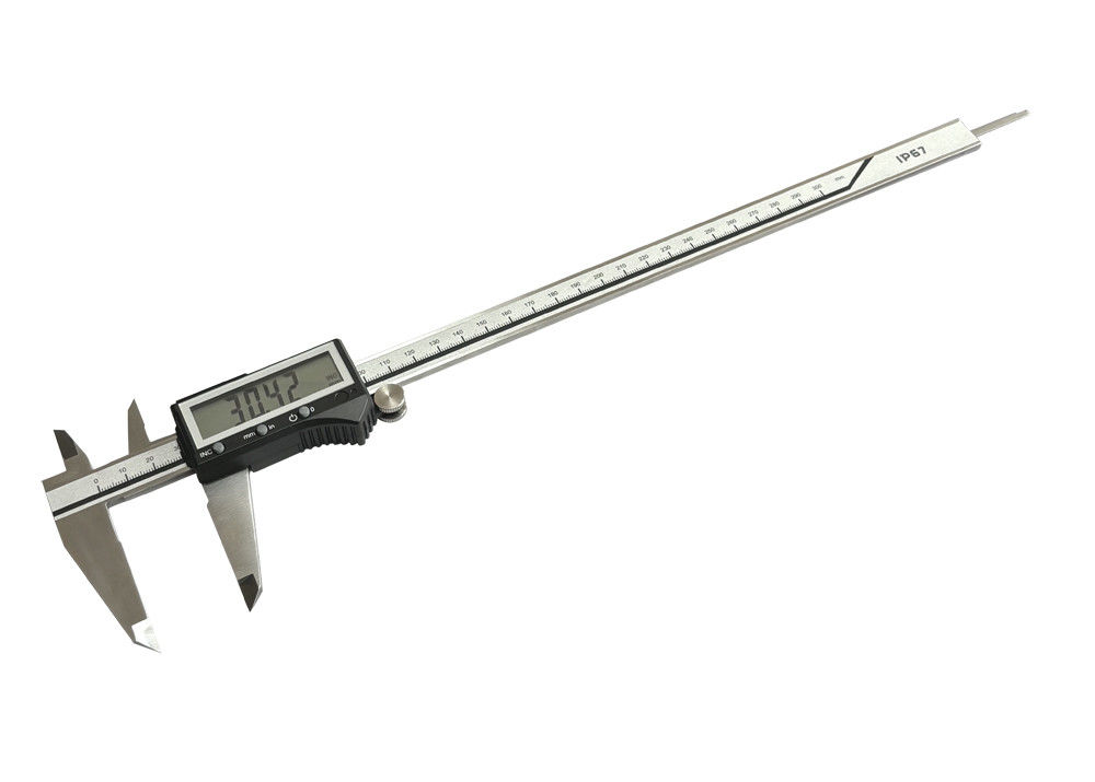 0-300mm IP67 Digital Caliper For Stable Measurements In Harsh Environments With Long Press Functions