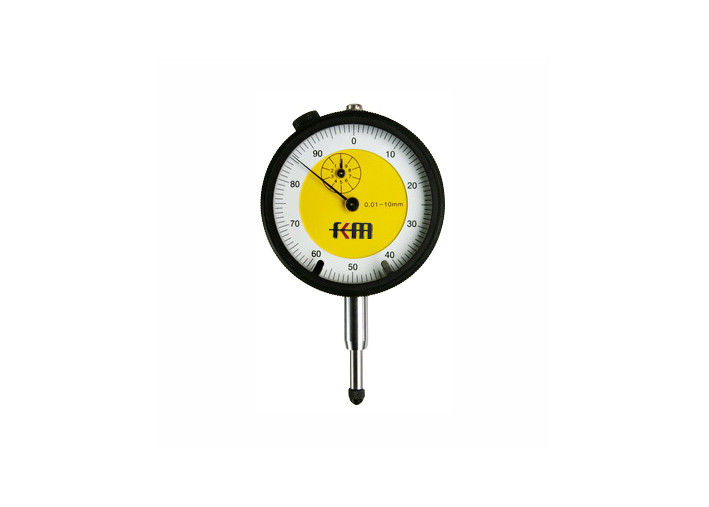 KM Brand 0-10mmx0.01mm Precision Dial Indicator Gauge With Lug Back
