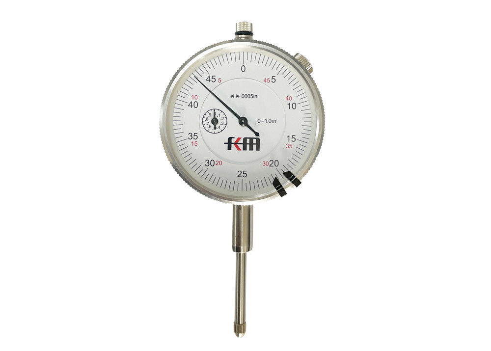 KM 0-1" Dial Indicator with 0-50 Dial Reading and High Precision 0.0005" Graduation