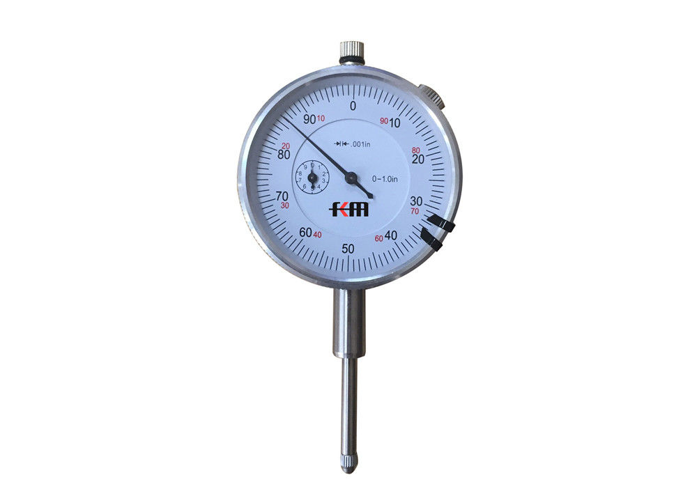 Standard Type 0-1" Travel Dial Indicator, 0.001" Graduation High Precsion Measuring Tools