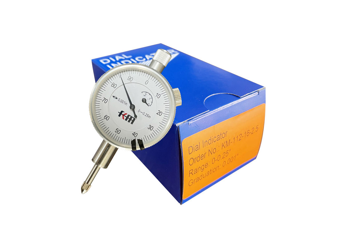 0-0.25" Small Dial Face Indicator Gauge with 0.001" Reading High Precision Lathe Tool