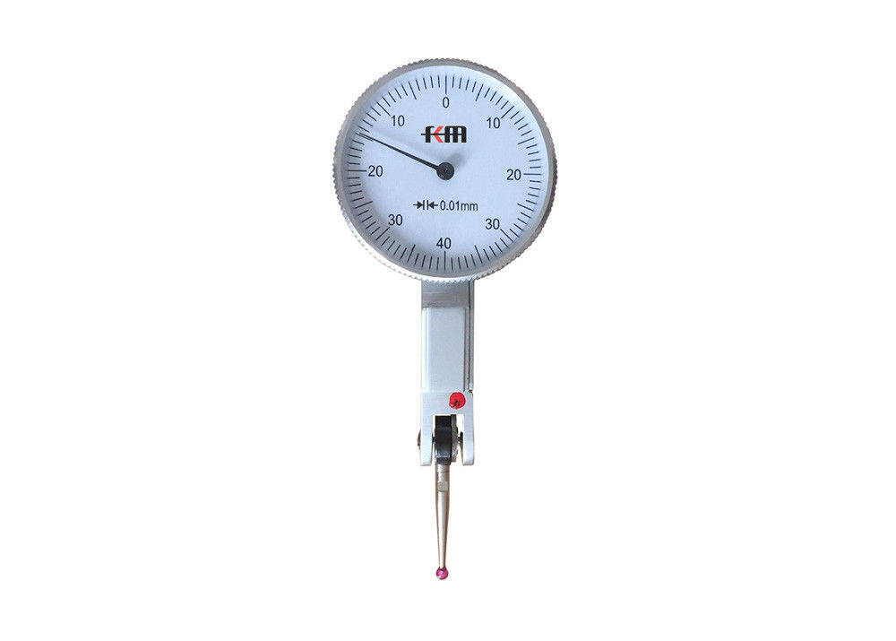 0-0.8mm Precision Dial Test Indicator Lever Gauge with Ruby Contact Point