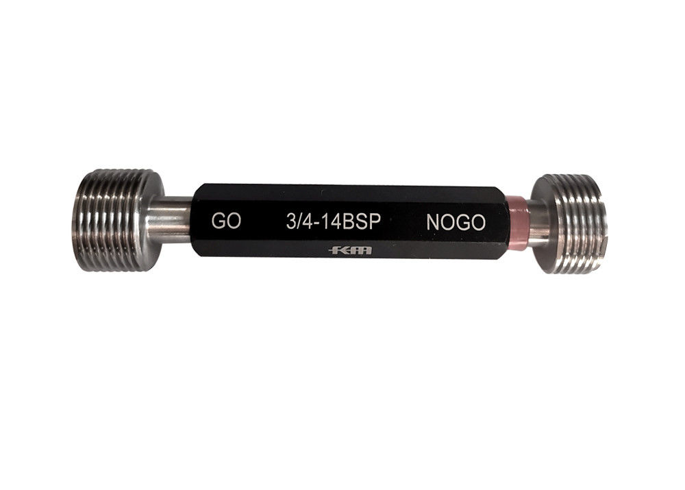 3/4-14 BSP Thread Plug Gauge for Tapered Pipe Thread Measurement