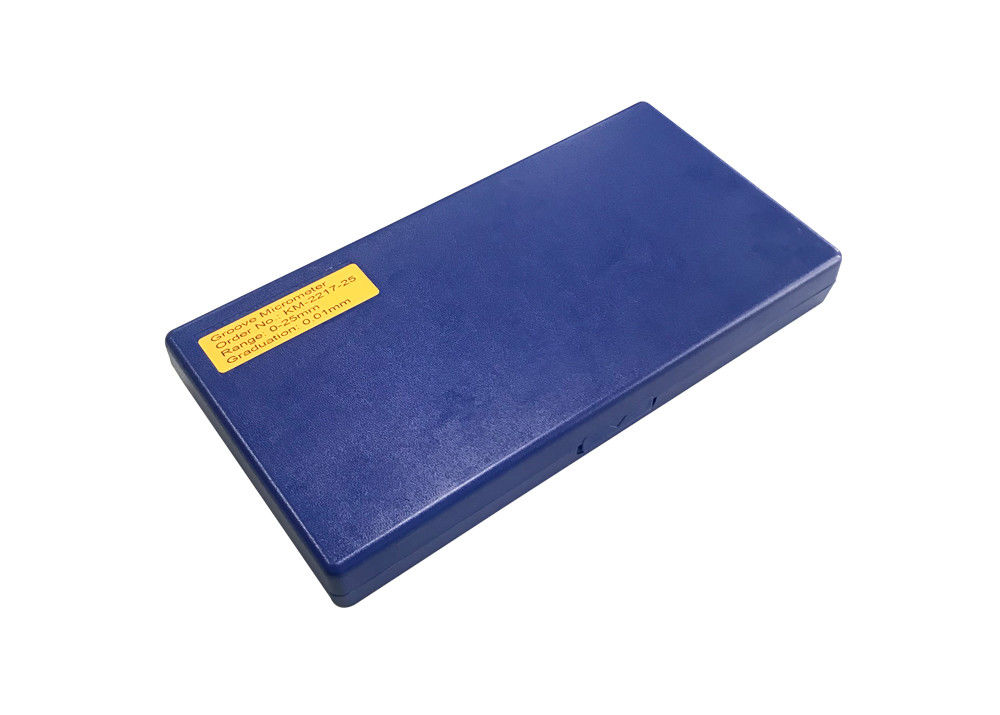 High Precision Inside Groove Width Micrometer Easy To Operate 0-25mm Measurement Range