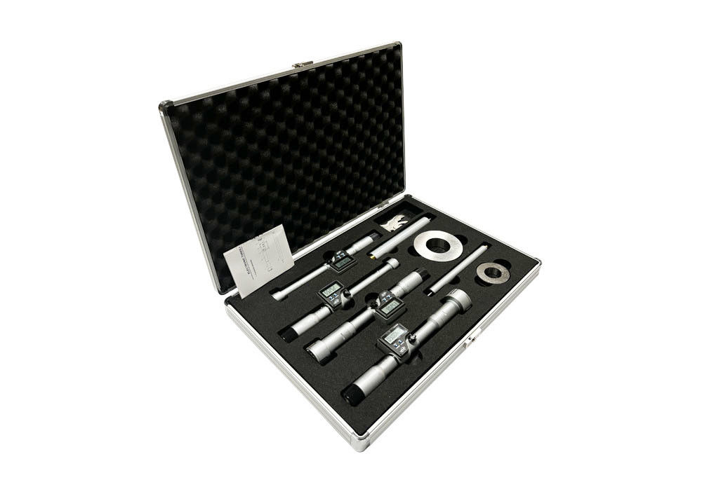 Digital Three Point Internal Micrometer Set for Pipe Measurement