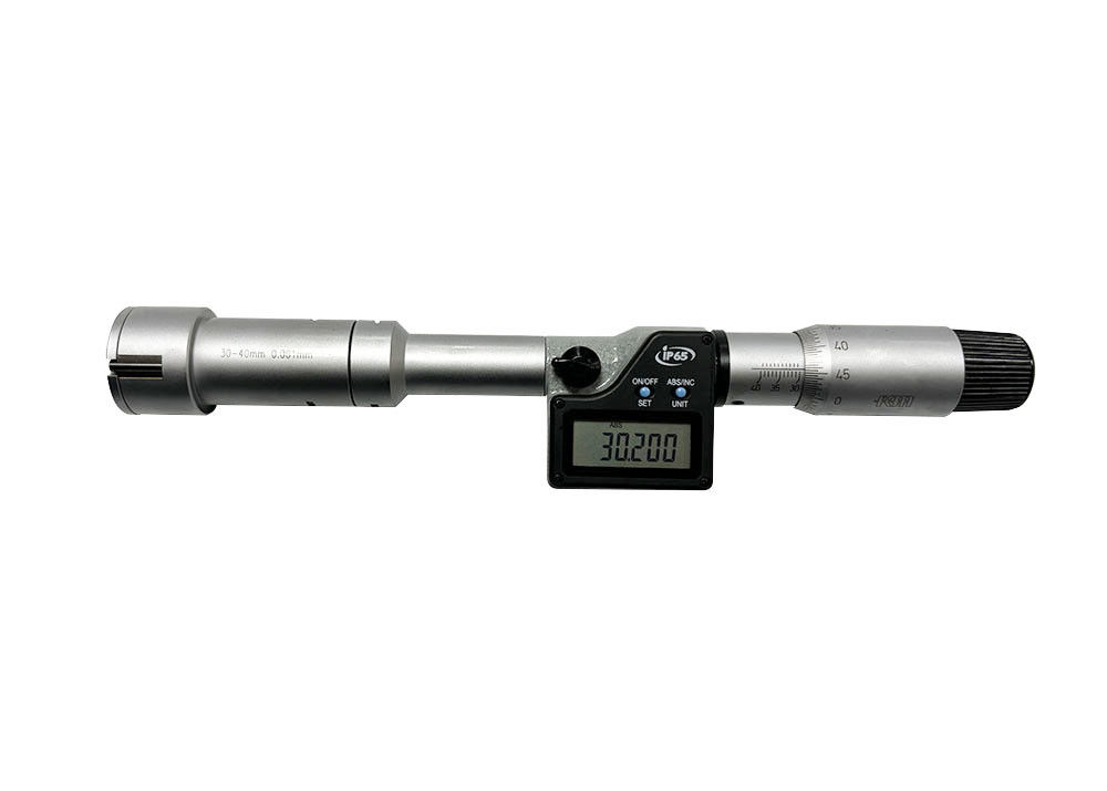 Precision 30-40mm Digital Three Point Internal Micrometer with IP65 Protection