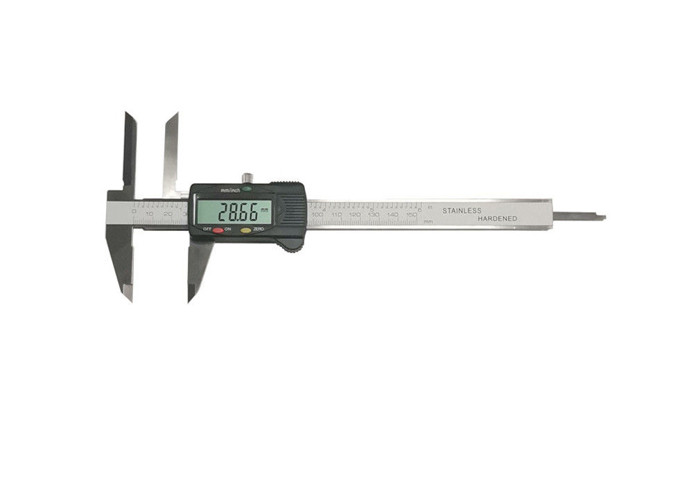 Stainless Steel Long Upper Jaw Digital Caliper Ideal for Deep Groove Measurement