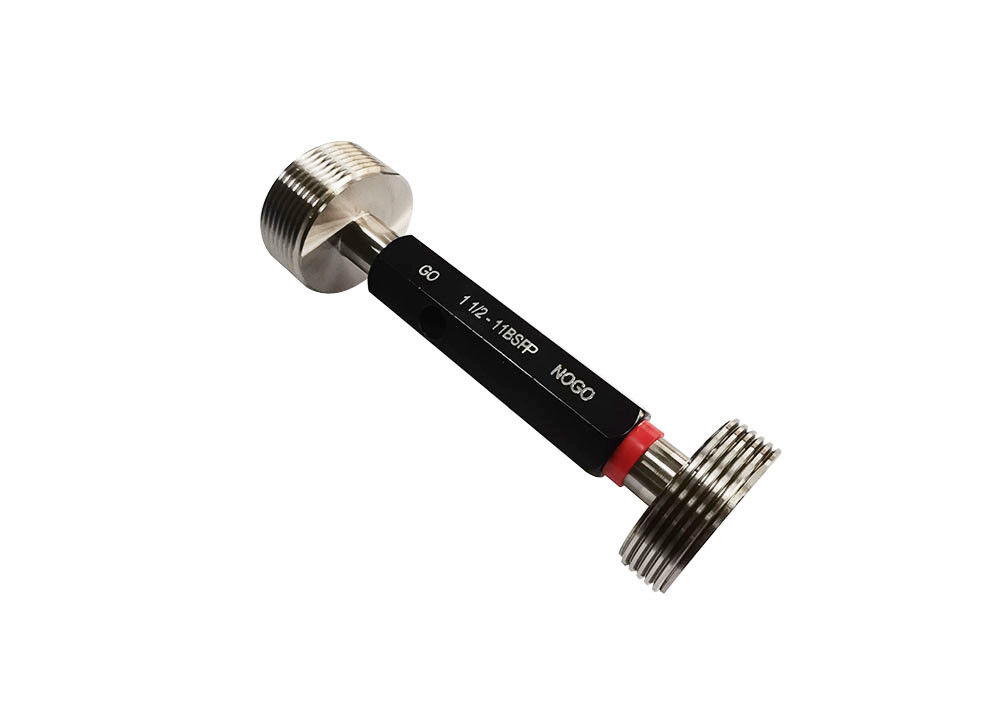 1 1/2''-11 BSPP Plug Gauge With GO And NOGO Type Precision Measuring Instrument