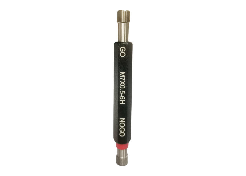 Precise Metric Ring and Plug Thread Gauge for Threaded Parts M7.0 with Pitch 0.5 for Thread Measurement and Inspection