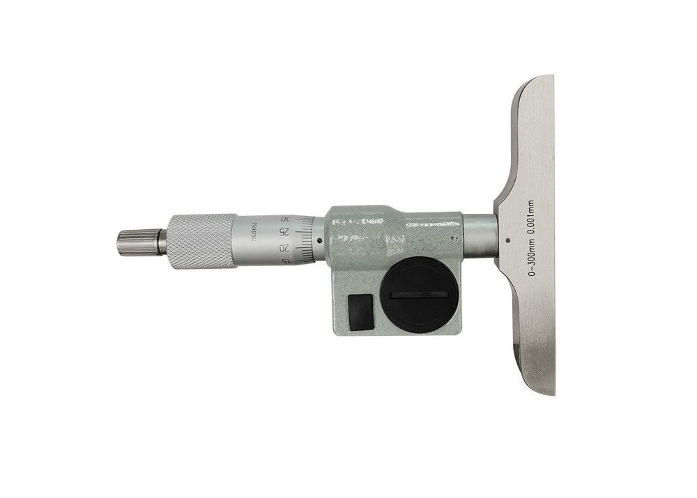 Digital Depth Micrometer 0-300mm with Interchangeable Rods for Wide Measurement