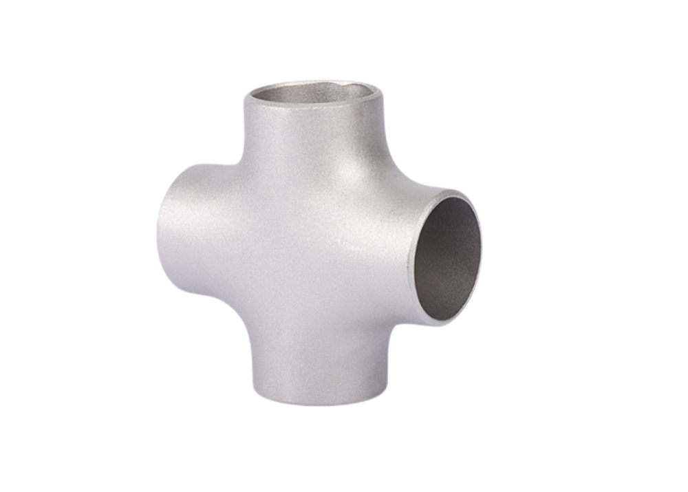 ASTM B16.9 Buttweld Titanium Pipe Cross Straight Cross 4 Way Equal Cross