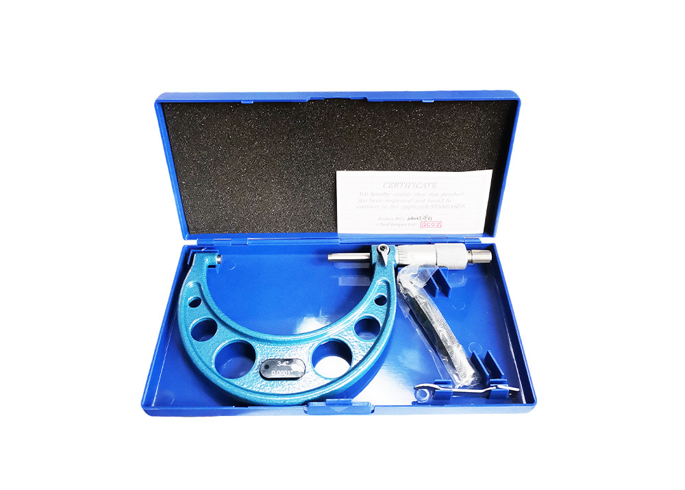 3-4" Outdoor Micrometer Screw Gauge Professional Supplier with Laser Etched Scales for Clear and Easy Reading