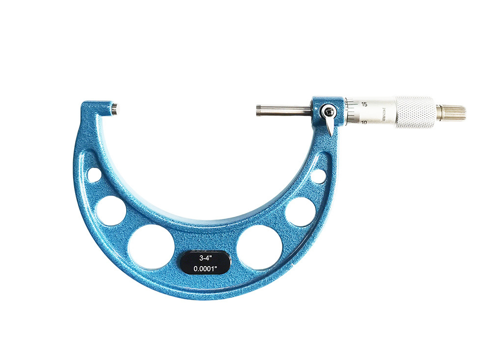 3-4" Outdoor Micrometer Screw Gauge Professional Supplier with Laser Etched Scales for Clear and Easy Reading
