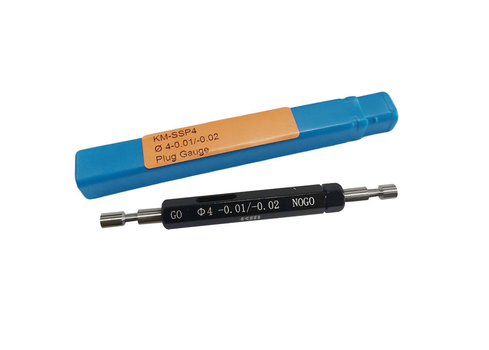 ø 4 -0.01/-0.02 Plain GO and NO GO Plug Gauges for Checking the Size and Accuracy of Holes and Bores