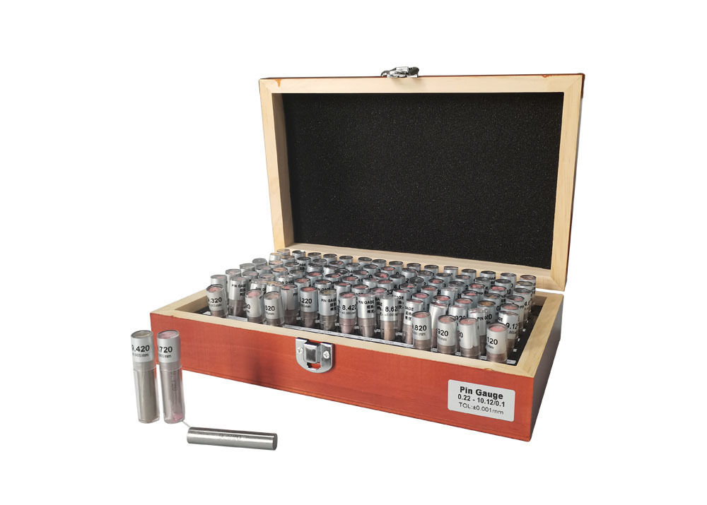 Precision Pin Gauge Set 0.22-10.12 Hardened Steel Gauge Pins for Dimensional Inspection