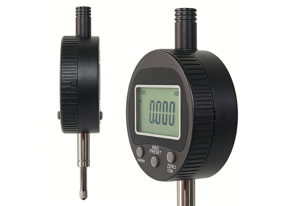 Rugged Steel 0-12.7mm/0-0.5" Electronic Indicator for Machine Shop & Tool Room Applications
