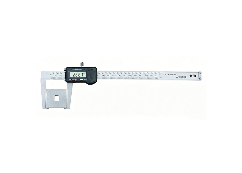 0-300mm/0-12" Flat Head External Groove Digital Caliper Special Digital Caliper 0.01mm/0.0005" High Resolution