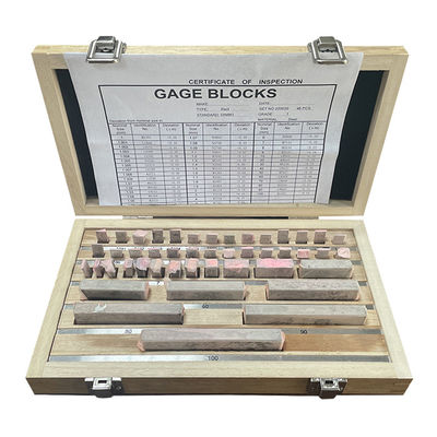 46pcs 直角尺寸ブロックセット メトリック DIN 標準